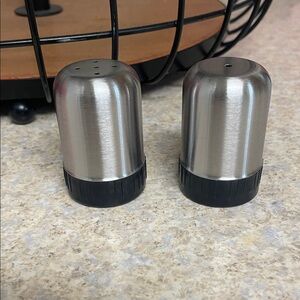Stainless Steel Salt and Pepper Shakers
